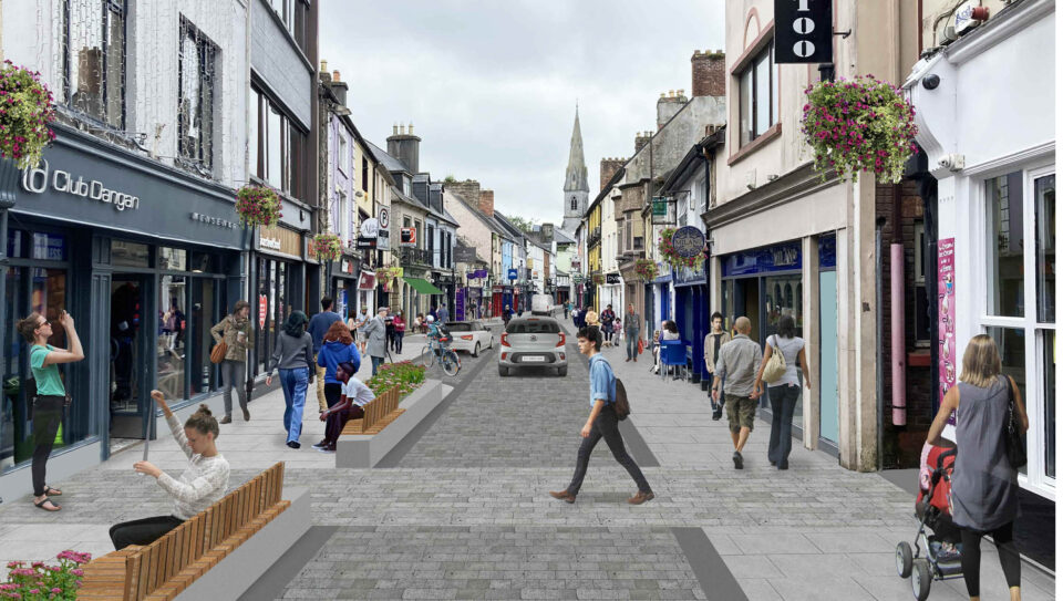 An artist’s impression of O’Connell Street Ennis
