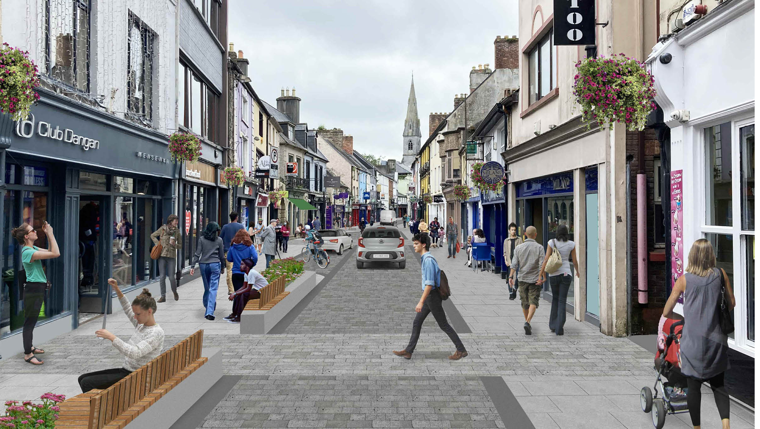 Featured image for “Clare County Council receives Green Light for €11.5m Ennis Public Realm Regeneration Project”